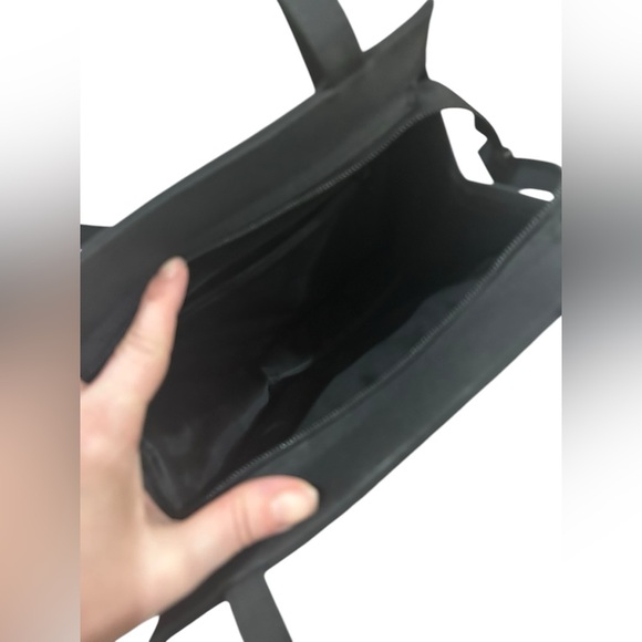 Vintage 90s black and white fur animal print shoulder bag - Picture 8 of 10